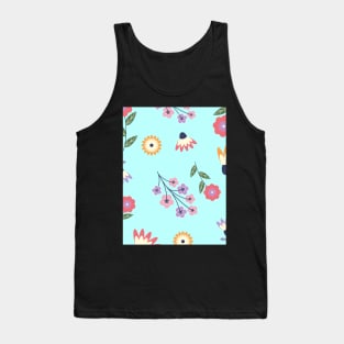 Geomatric floral pattern Tank Top